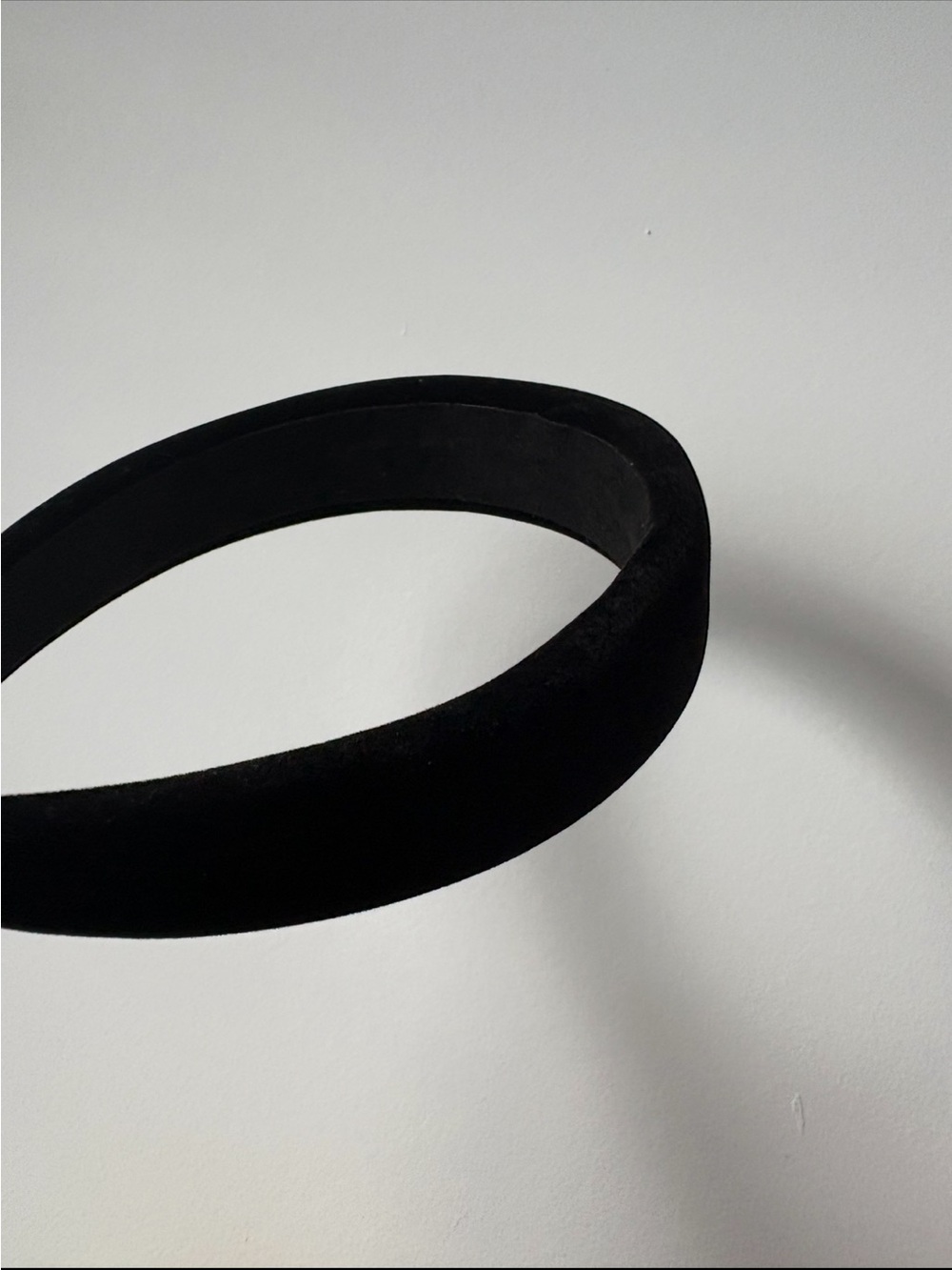Black Velvet Padded Headband - Women's Fashion Hair Accessory